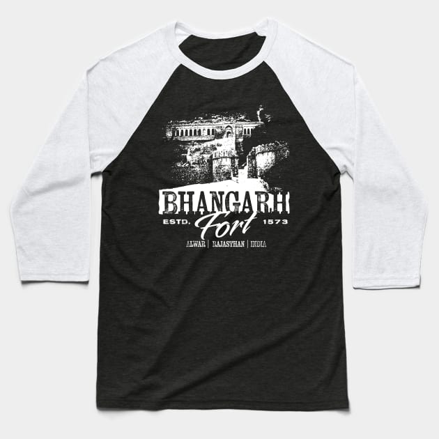 Bhangarh Fort Baseball T-Shirt by MindsparkCreative